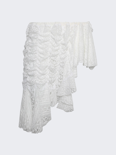 Ester Manas Mini Skirt Lace In White