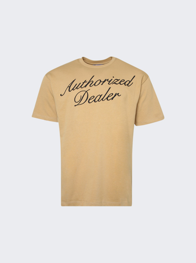 Just Don Authorized Dealer Short Sleeve T-shirt Brown