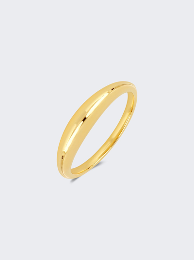 EF COLLECTION GOLD DOME RING