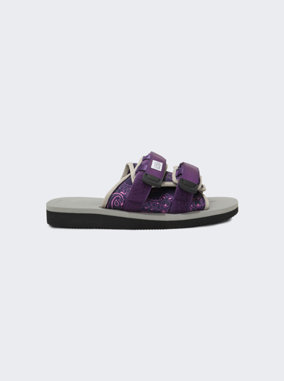 Suicoke Moto-cab-pt03 Sandals In Purple
