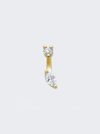 Delfina Delettrez 18kt Yellow Gold Micro Diamond Stud Earring In Yellow Gold