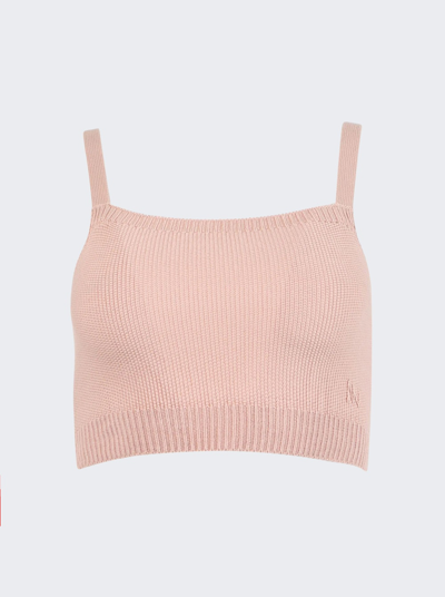 Alexandra Golovanoff Bracach Crop Top Pink