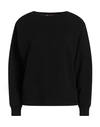 Diana Gallesi Woman T-shirt Black Size 10 Polyester, Elastane