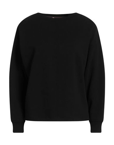 Diana Gallesi Woman T-shirt Black Size 4 Polyester, Elastane