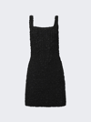 Mara Hoffman Sloan Square-neck Smocked-tencel Midi Dress In Black