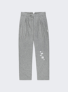 Saintwoods Gray Patch Trousers In Grey