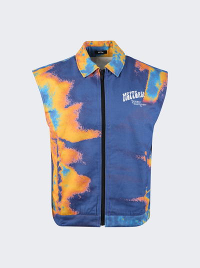 Msftsrep Trippy Summer Workwear Vest In Multicolor
