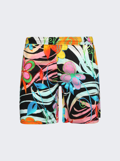 Local Authority Take A Trip Floral Print Short In Multicolor