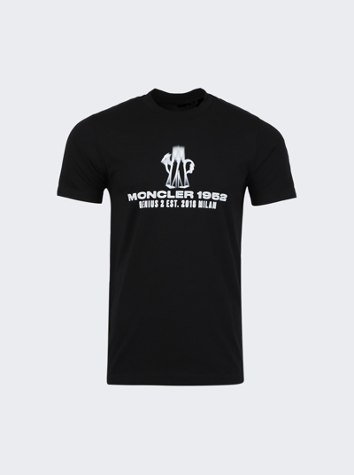 Moncler Genius 2 Moncler 1952 Classic T-shirt In Black