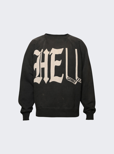 Saint Michael X Denim Tears Hell Black Sweatshirt