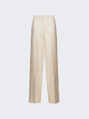 Magda Butrym Wide Leg Trousers In Cream White