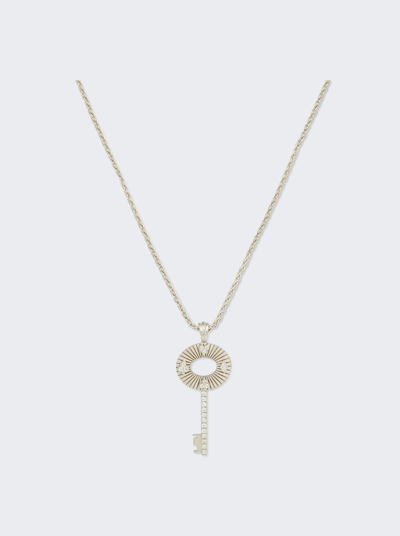 Mysteryjoy Power Key Necklace White Gold In Not Applicable