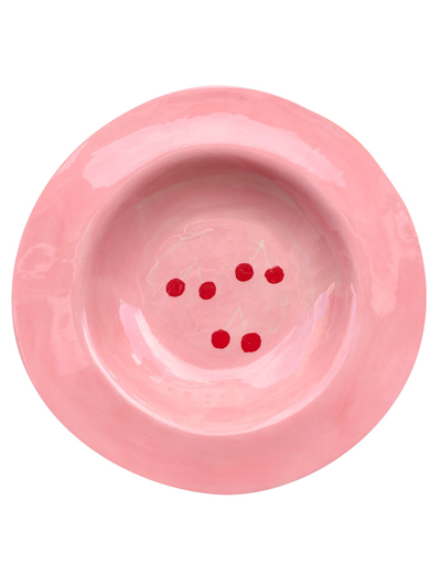 Laetitia Rouget Pink Cherry Dinner Plate
