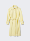 PROENZA SCHOULER WHITE LABEL FAUX LEATHER TRENCH COAT