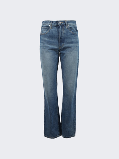 Slvrlake London Straight Jeans In Playing With Fire Blue