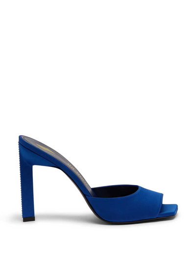 Attico Kaia Mule Sandal In Blue