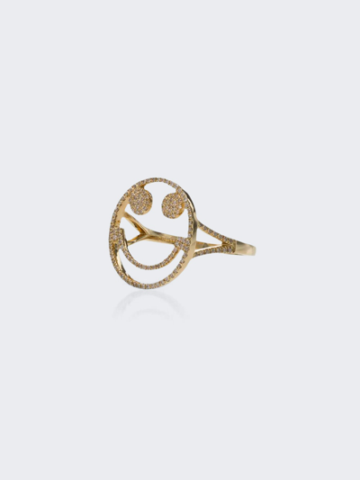 Rosa De La Cruz Smile Ring In Yellow Gold