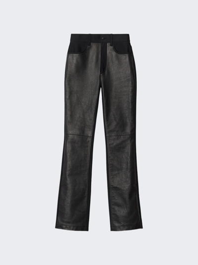 Alexander Wang High Waisted Bodycon Pants In Black