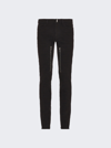 Givenchy Skinny Fit Denim Trousers With Zip In Black