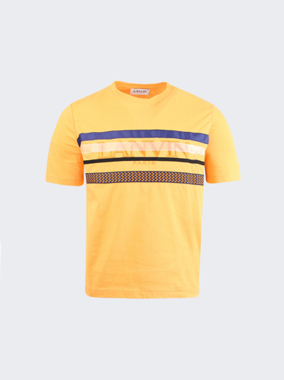 Lanvin Classic T-shirt In Mandarin Orange