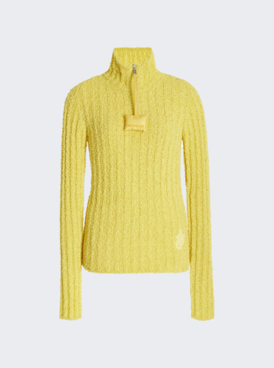 Moncler Classic T-neck In Yellow