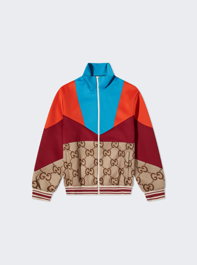 Gucci Lightweight Neoprene Zip Jacket In Multicolor