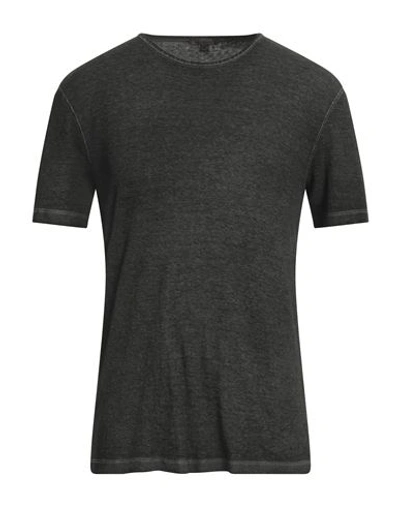 John Varvatos Man T-shirt Steel Grey Size Xxl Cotton, Polyester