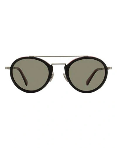 Omega Oval Blinkers Om0021h Sunglasses Man Sunglasses Red Size 52 Metal, Acetate