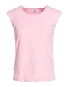 Jijil Woman T-shirt Pink Size 8 Cotton