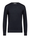 Kangra Cashmere Kangra Man Sweater Midnight Blue Size 40 Cashmere In Blue
