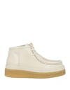 Chloé Woman Ankle Boots Ivory Size 7 Leather In White