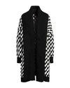 Stefanel Woman Cardigan Black Size M Acrylic, Wool, Alpaca Wool In Black