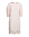 Alberta Ferretti Woman Midi Dress Light Pink Size 10 Cotton
