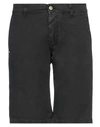 Grey Daniele Alessandrini Man Shorts & Bermuda Shorts Black Size 31 Cotton, Elastane