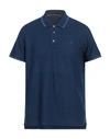 Jacob Cohёn Man Polo Shirt Midnight Blue Size L Cotton