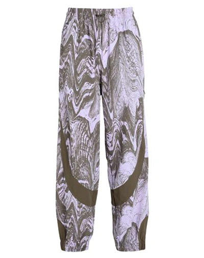 Adidas By Stella Mccartney Asmc Woven Tp P Woman Pants Lilac Size L Recycled Polyamide, Elastane In Purple