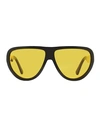 Moncler Anodize Ml0246 Sunglasses Sunglasses Black Size 62 Acetate
