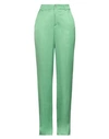 Annarita N Woman Pants Green Size 8 Acetate, Viscose In Green