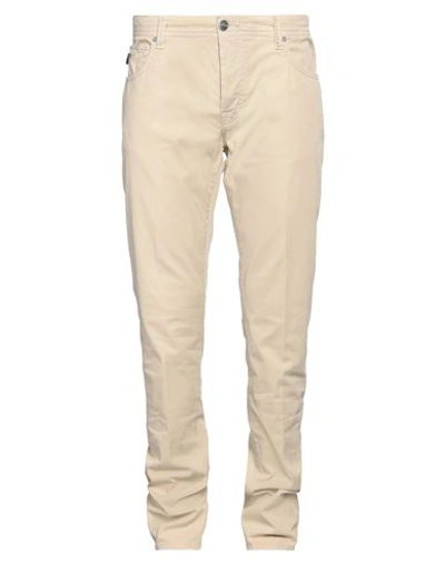 Tramarossa Man Pants Beige Size 31 Cotton, Elastane