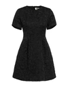 MAISON RABIH KAYROUZ MAISON RABIH KAYROUZ WOMAN MINI DRESS BLACK SIZE 4 ACRYLIC, WOOL, ACETATE, POLYESTER, POLYAMIDE