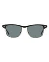 John Varvatos Cash V606 Sunglasses Man Sunglasses Black Size 54 Stainless Steel, Aceta