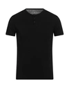 Why Not Brand Man T-shirt Black Size Xxl Cotton, Elastane