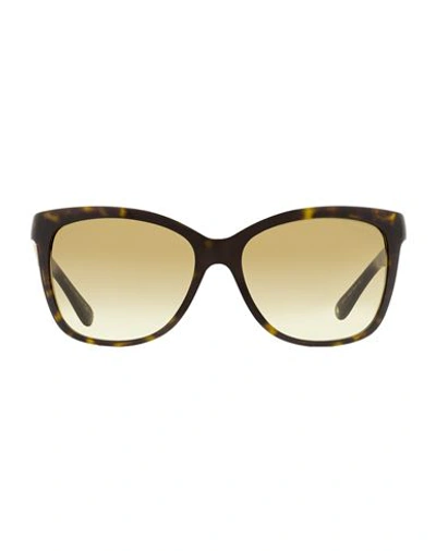 Jimmy Choo Glitter Cora/s Sunglasses Woman Sunglasses Brown Size 56 Plastic