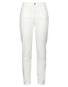 Liu •jo Woman Pants White Size 30 Cotton, Elastane