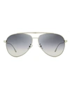 Longines Pilot Lg0005-h Sunglasses Sunglasses Silver Size 59 Metal