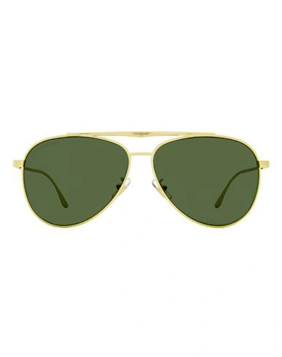 Longines Pilot Lg0005-h Sunglasses Sunglasses Gold Size 59 Metal