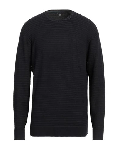 Avignon Man Sweater Midnight Blue Size 3xl Viscose, Nylon