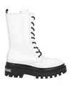 Calvin Klein Jeans Est.1978 Calvin Klein Jeans Woman Ankle Boots Off White Size 9 Soft Leather In Off White