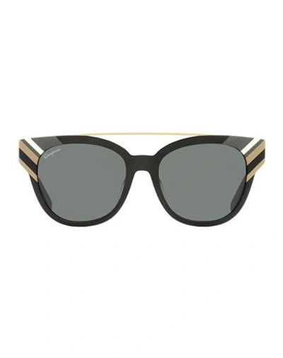 Ferragamo Salvatore  Alternative Fit Sf882sa Sunglasses Woman Sunglasses Black Size 54 Acet