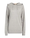 120% Lino Woman Sweater Light Grey Size L Linen, Cashmere